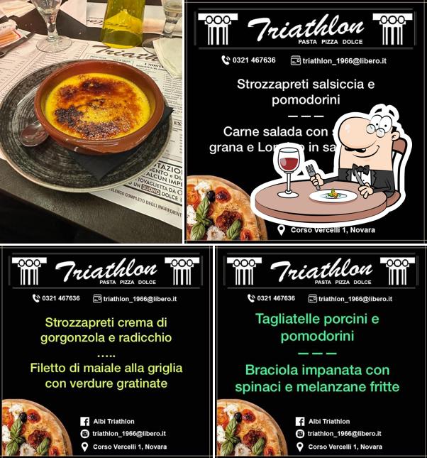 Creme brulee al Pizzeria Ristorante Triathlon