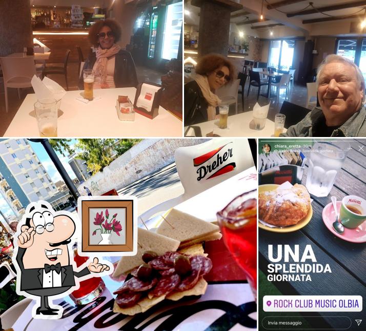 Questa è la foto che raffigura la interni e cibo di Rock cafe