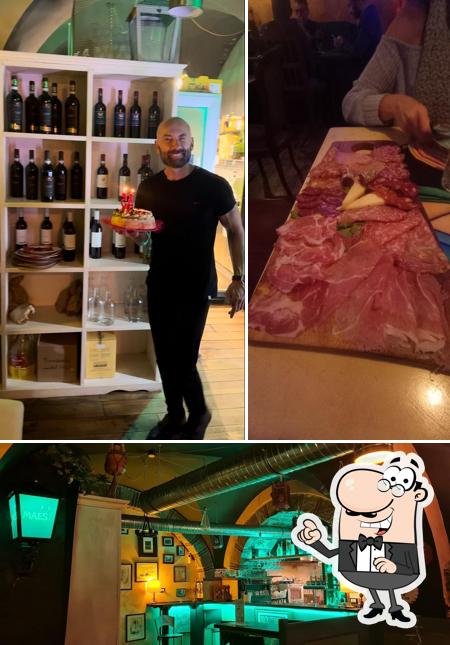 Gli interni di Al Decanter Bistrot