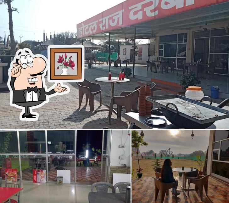 The interior of Hotel Raj Darbar The interior of Hotel Raj Darbar