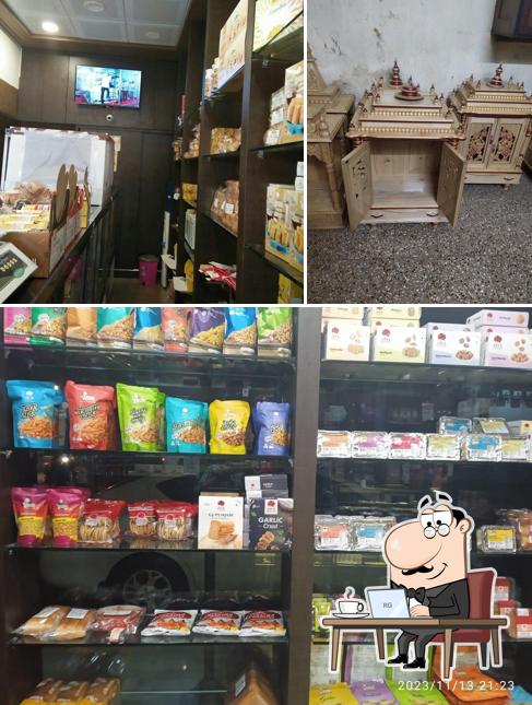 The interior of Atul Bakery Gururaj Appartment Bilimora Gujarat