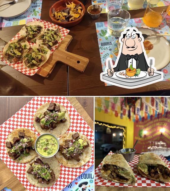 Panino con maiale stirato al El Taco Azul - Taqueria Mexicana