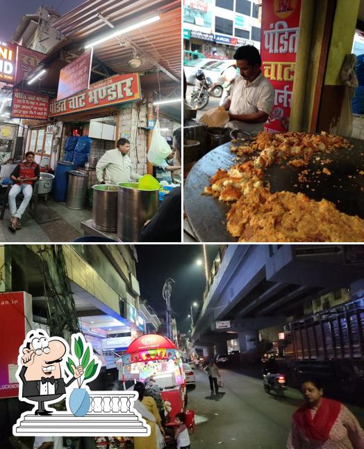 Pandit Chaat Corner is distinguished by exterior and interior
