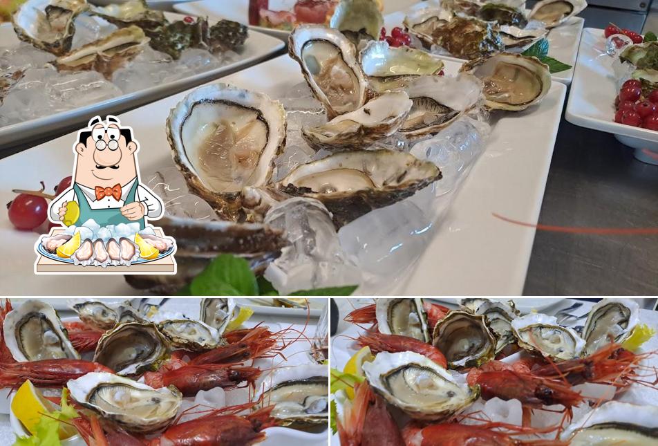 Ostriche al Ristorante Pizzeria La Ruota - Specialità Pesce
