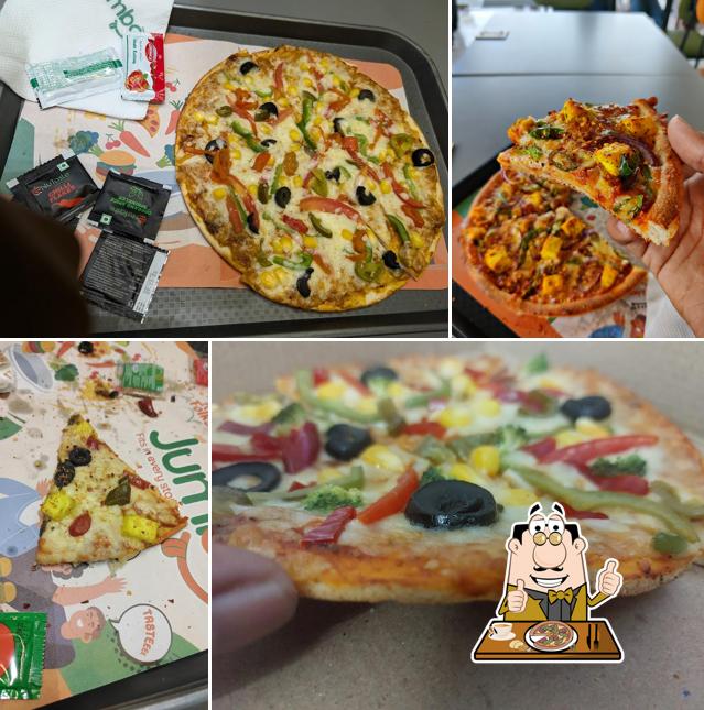 Order pizza at Jumbo Foods