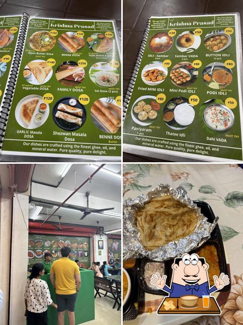 Food at Krishna Prasad South Indian Food