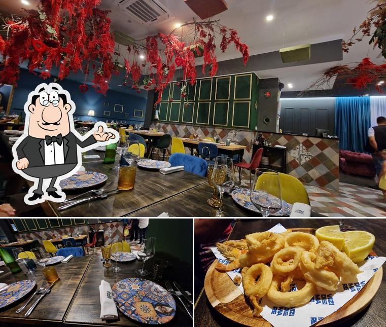 Ristorante Vizi di Mare si caratterizza per la interni e cibo
