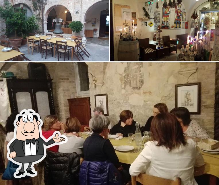 Gli interni di La Cantina di Sant'Agustino