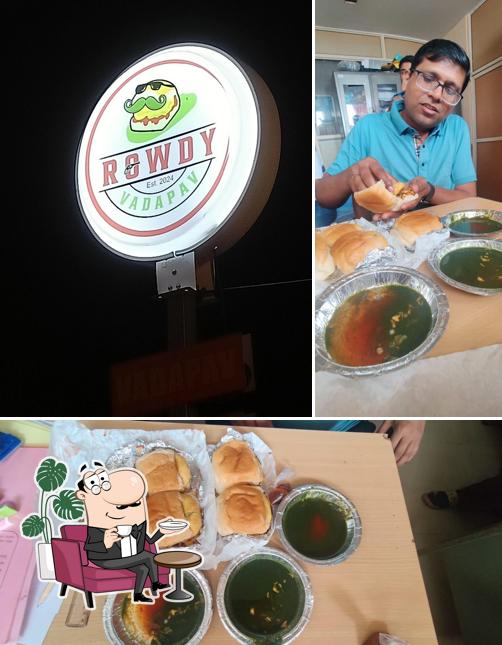 The interior of Rowdy vadapav- Best vadapav in town