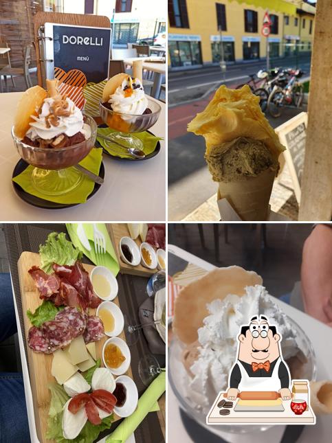 Dorelli Gelateria Caffetteria propone un'ampia selezione di dolci
