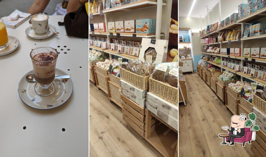 Dai un'occhiata agli interni di Bocchia caffè