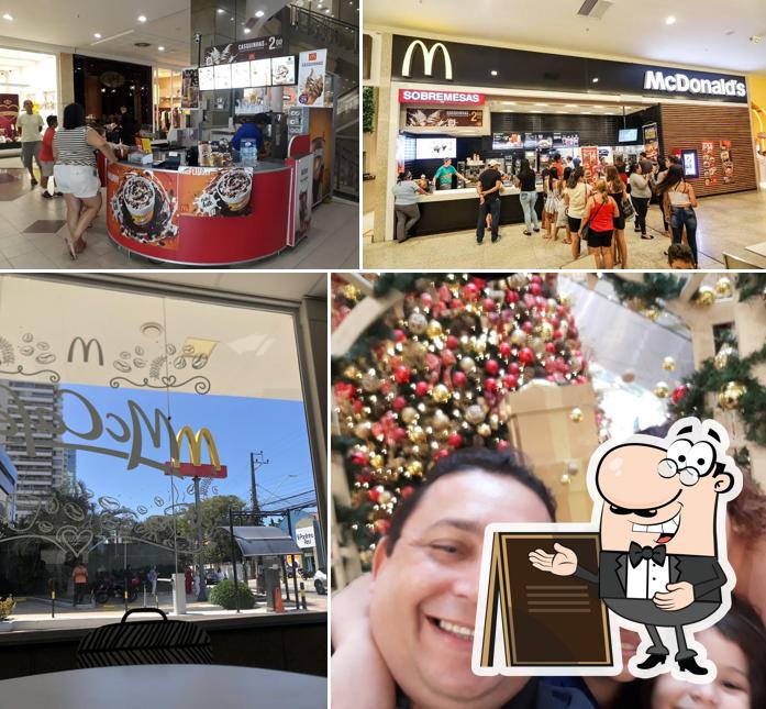 O exterior do McDonald's