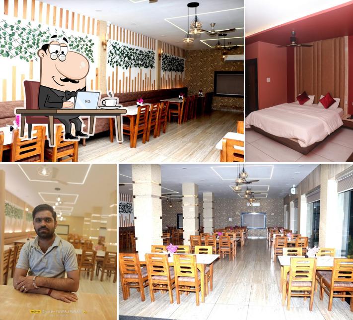 The interior of Shivay Hotel & Restaurant
