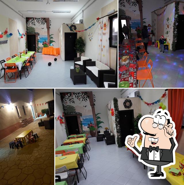 Gli interni di È QUI LA FESTA - Sala per eventi