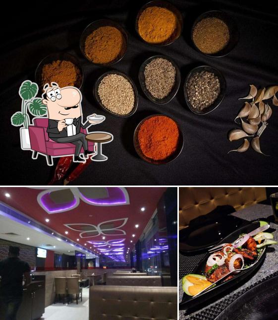 The interior of Hyderabad House Biryani Place