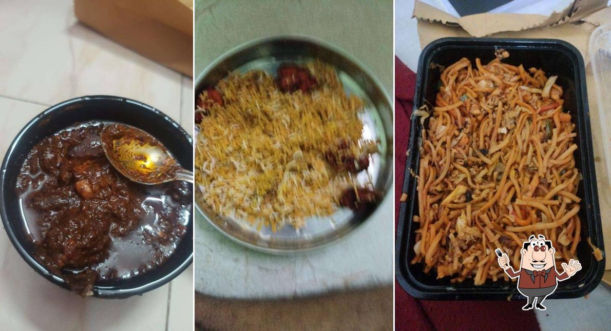 Food at Hyderabadi Biryani Center