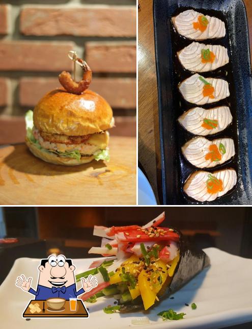 Platos en Inoue Sushi Temakeria