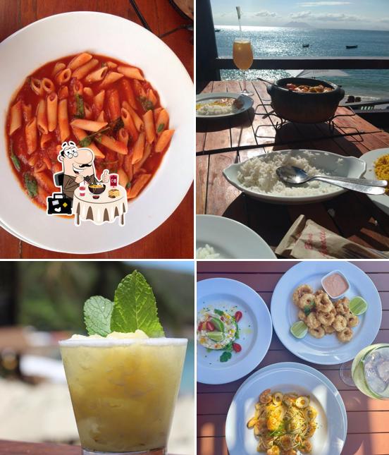 Platos en Beach club La Plage