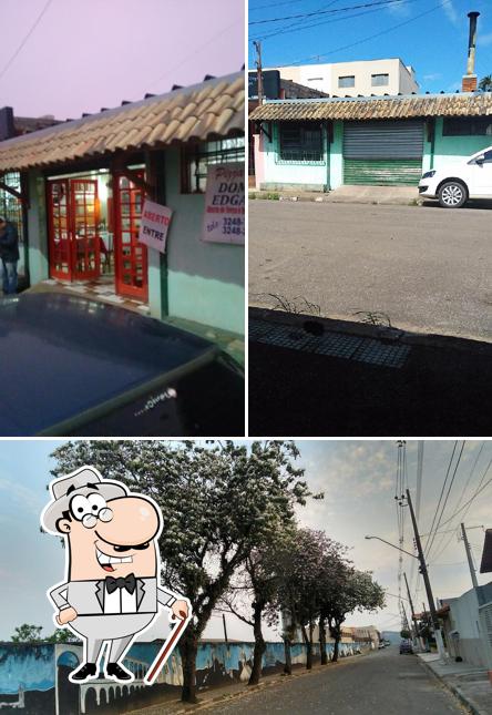 O exterior do Pizzaria Don Edgar