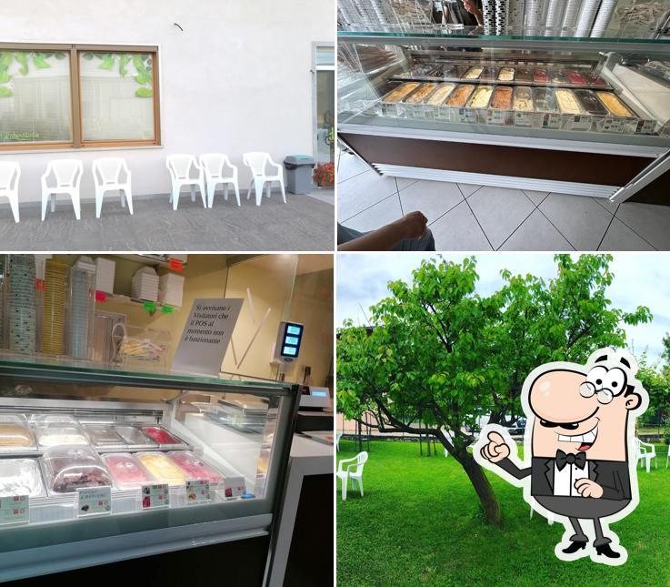 Gli interni di Gelateria "Gocce di Bio"