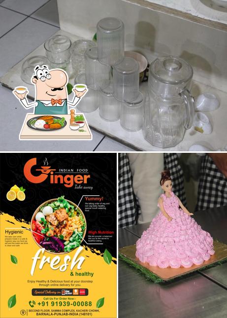 The restaurant's food and beverage