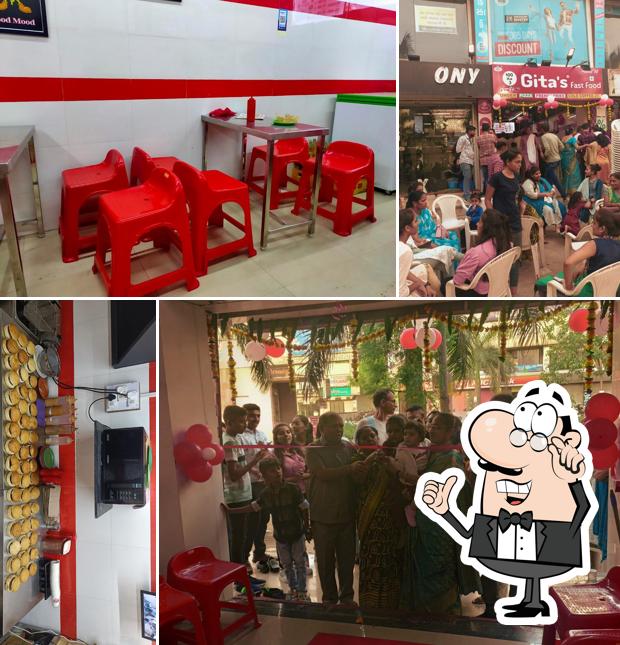 The interior of Gita's Fast Food