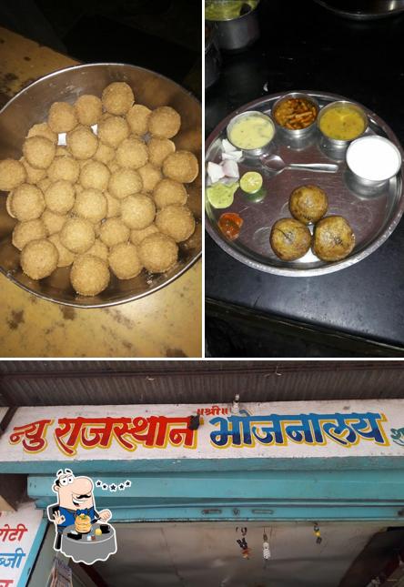 Among different things one can find food and exterior at New Rajasthan Bhojanalay