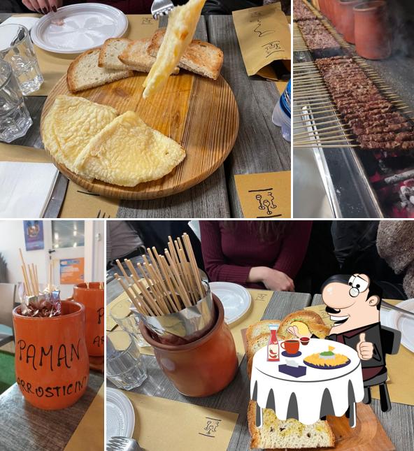 Piatto di formaggi al Paman Snack Bar