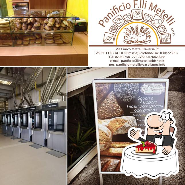 Panificio F.lli Metelli Srl offre un'ampia gamma di dessert