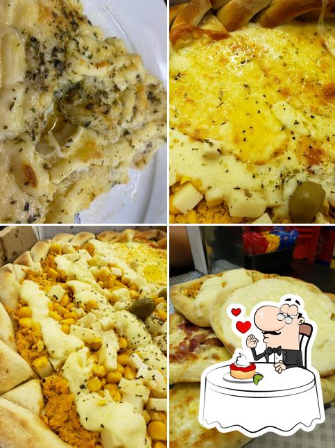Pizzaria Esfihinha serve uma gama de pratos doces