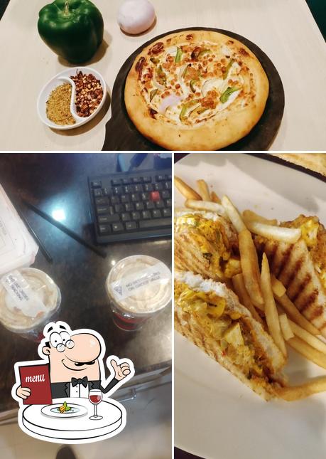 Food at Trozan pizza