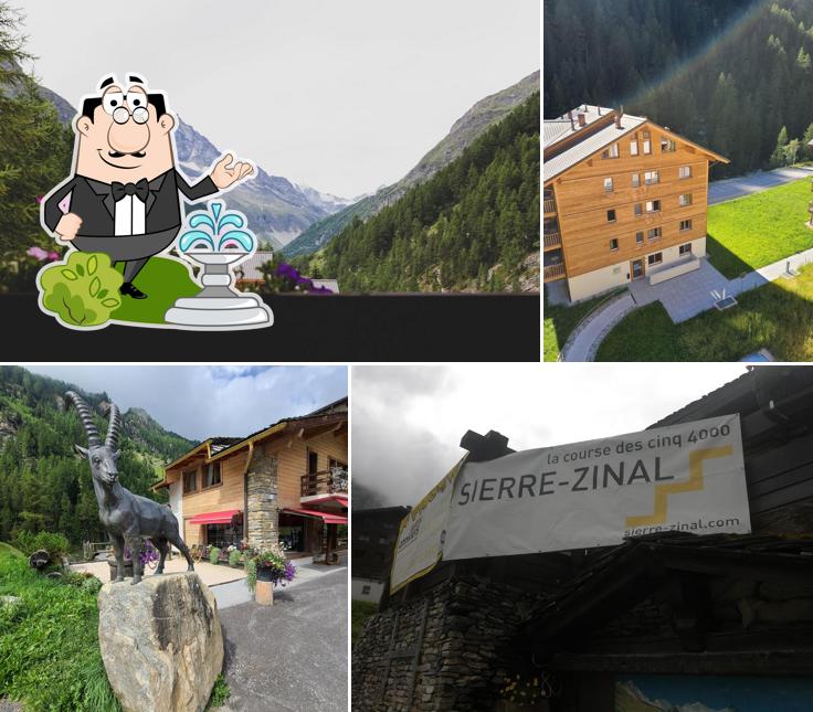 Goditi la vista dagli esterni di Hôtel - Restaurant Europe