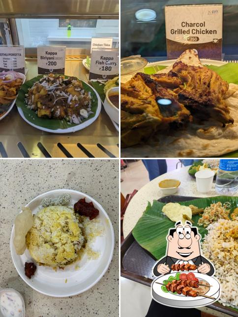 Food at Nila Food Court Lulu Mall