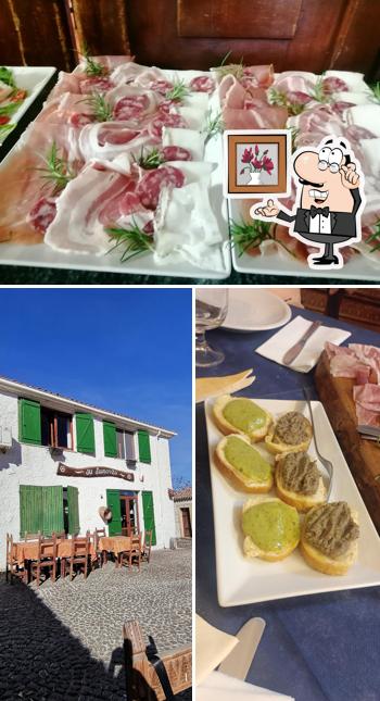 Ristorante Pizzeria '' Su Lumarzu '' si caratterizza per la interni e cibo