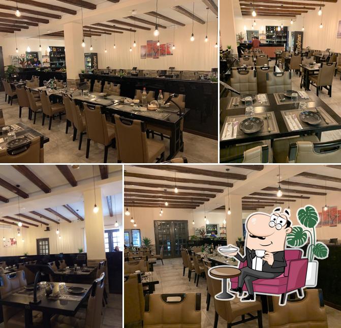 Gli interni di Sushi Hiro