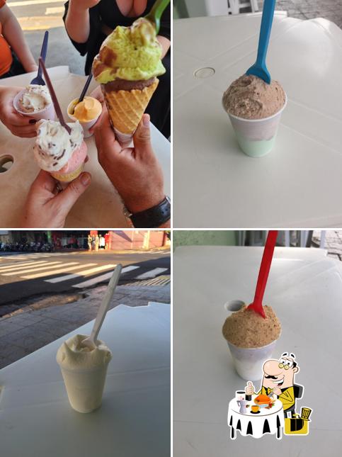 Comida em Sorveteria do Geraldo
