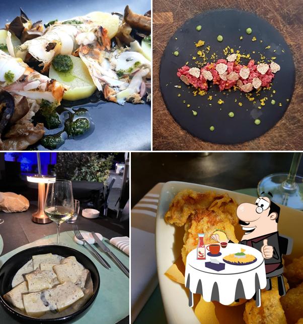 Piatto di formaggi al Osteria Moderna