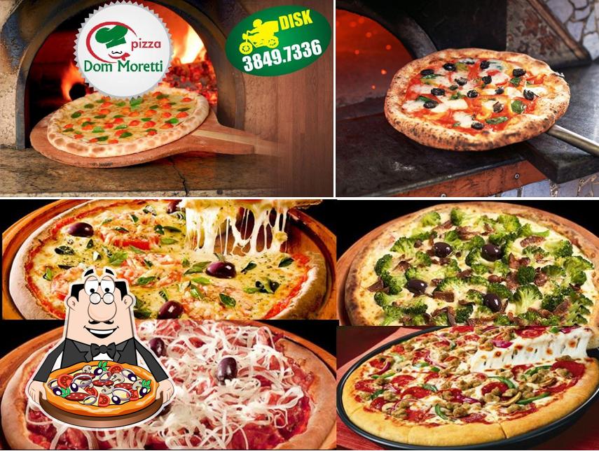 Consiga diversos tipos de pizza