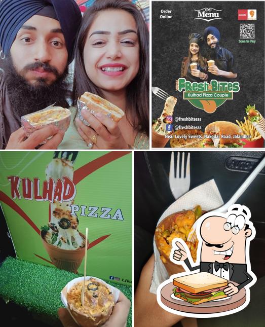 Grilled cheese sandwich at Freshbites (Kulhad Pizza Couple)