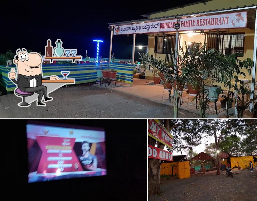 The interior of Highway Family dhaba and Food court