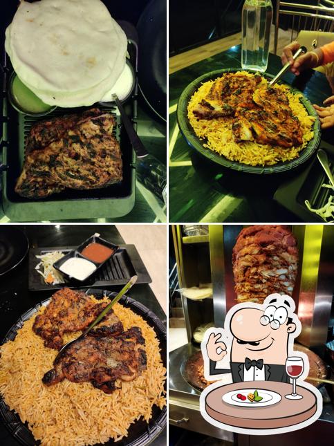 Food at The Shawarma HUT