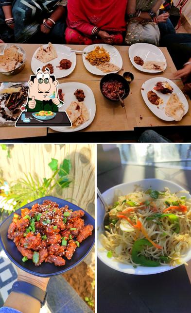 Food at Vibes rooftop restro and cafe