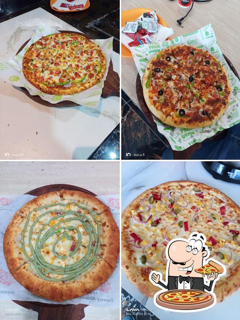 At Brown country pizza, you can order pizza