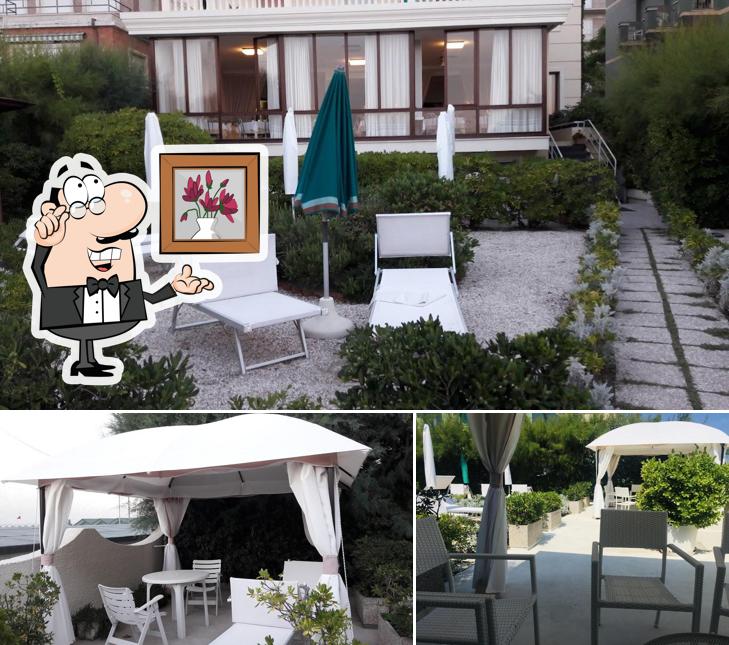 Gli interni di Hotel Due Palme