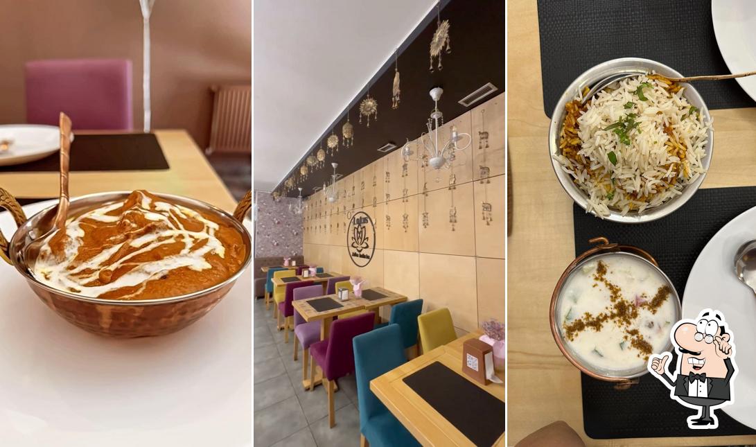 The interior of Lotus Restaurant