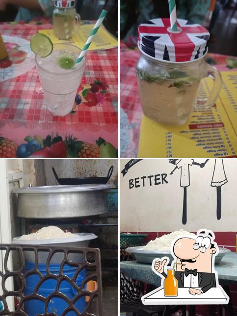 Enjoy a drink at THE FAST FOOD FACTORY