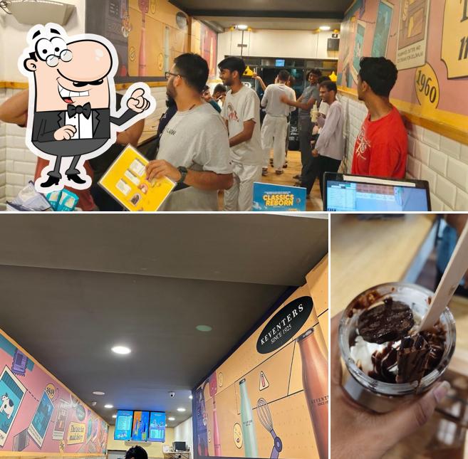 The interior of Keventers - Milkshakes & Desserts