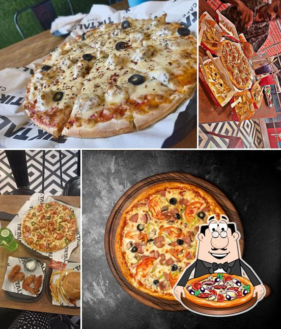 Try out different types of pizza