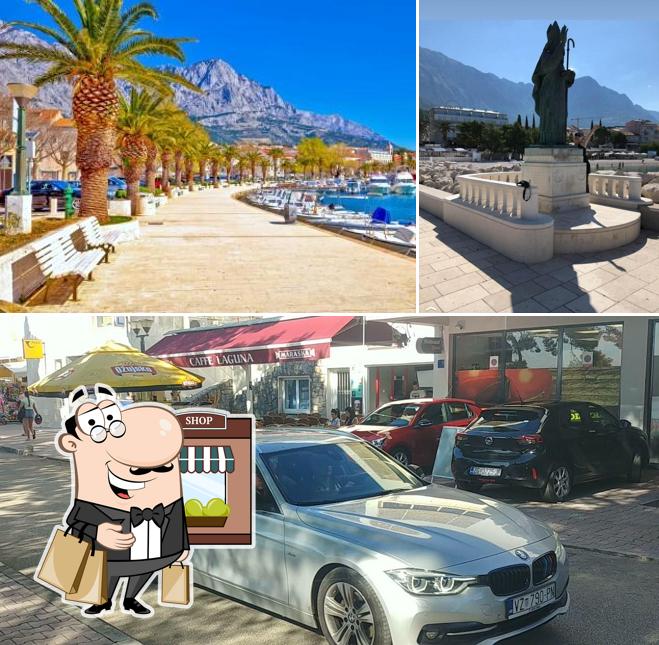 Gli esterni di Caffe Laguna, Baska Voda