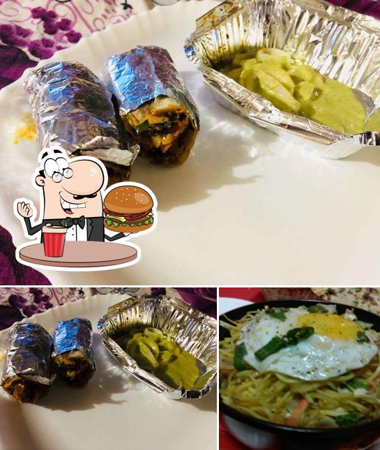 Order a burger at Chinese Delight